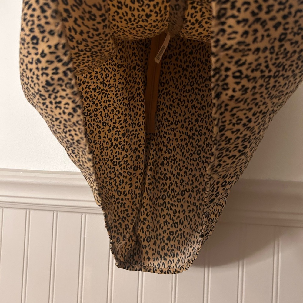BP Cute Animal Leopard Print Mini Skirt Size XS - Picture 3 of 7